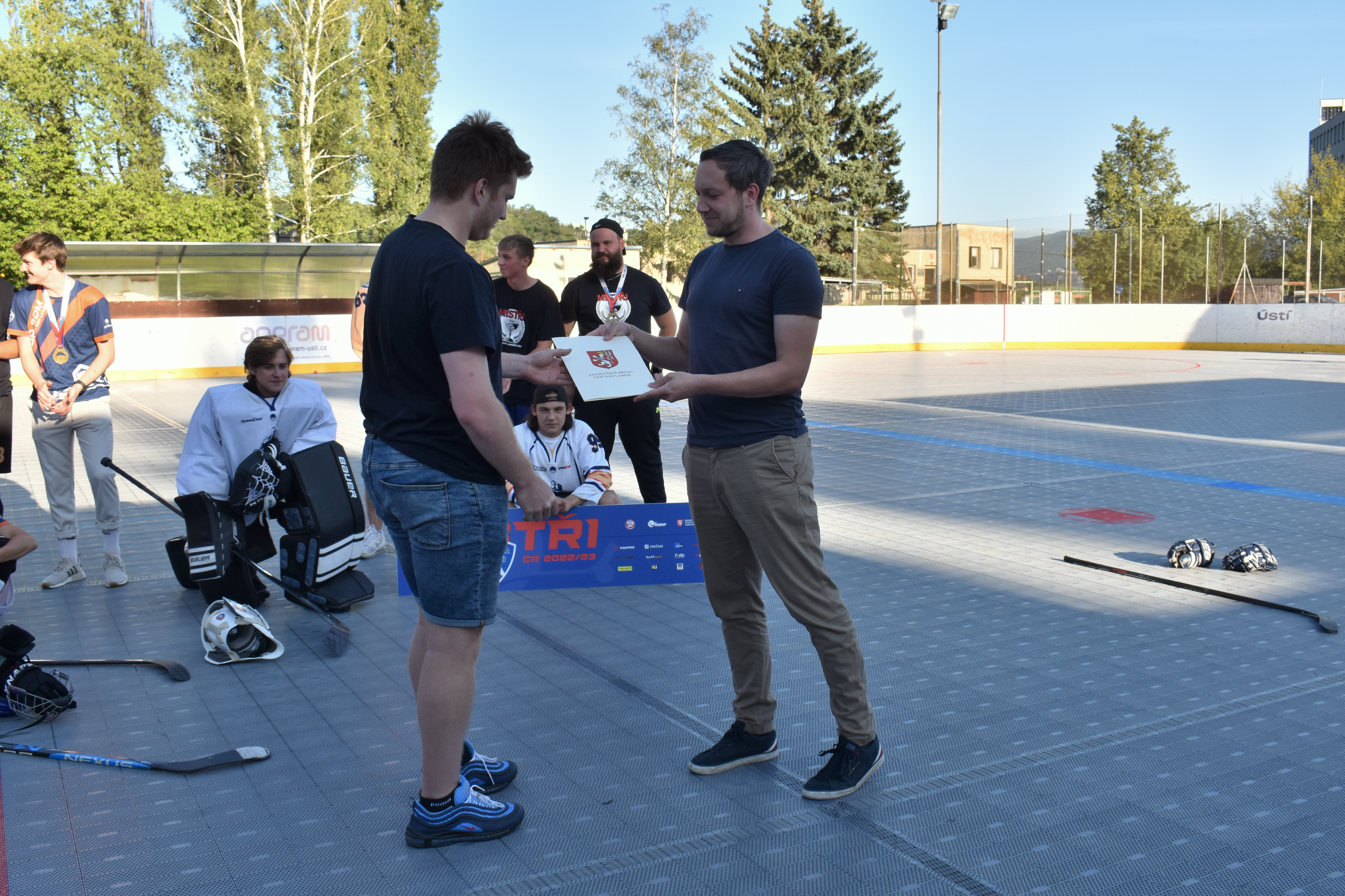 20230906 hokejbal 2 | WebJET CMS gratulace sportovcům