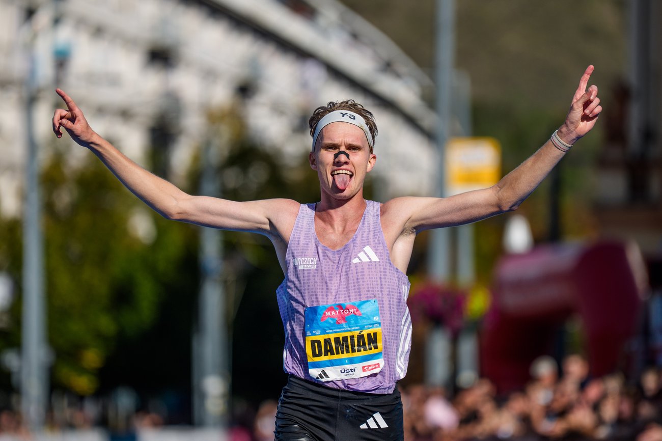 Damián Vích - český vítěz Mattoni 1/2Maratonu Ústí nad Labem 2025