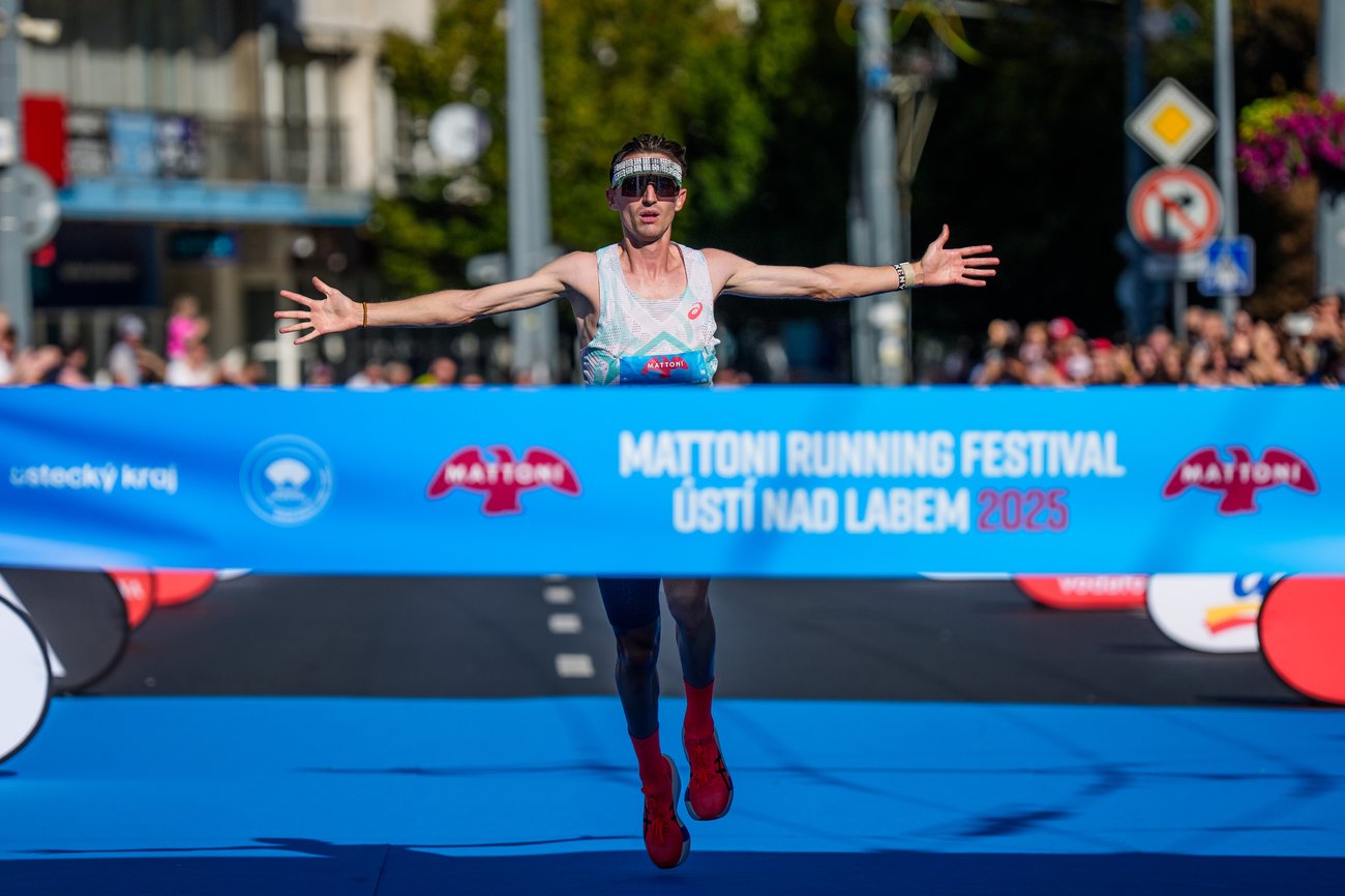Dorian Boulvin - vítěz Mattoni 1/2Maratonu Ústí nad Labem 2025