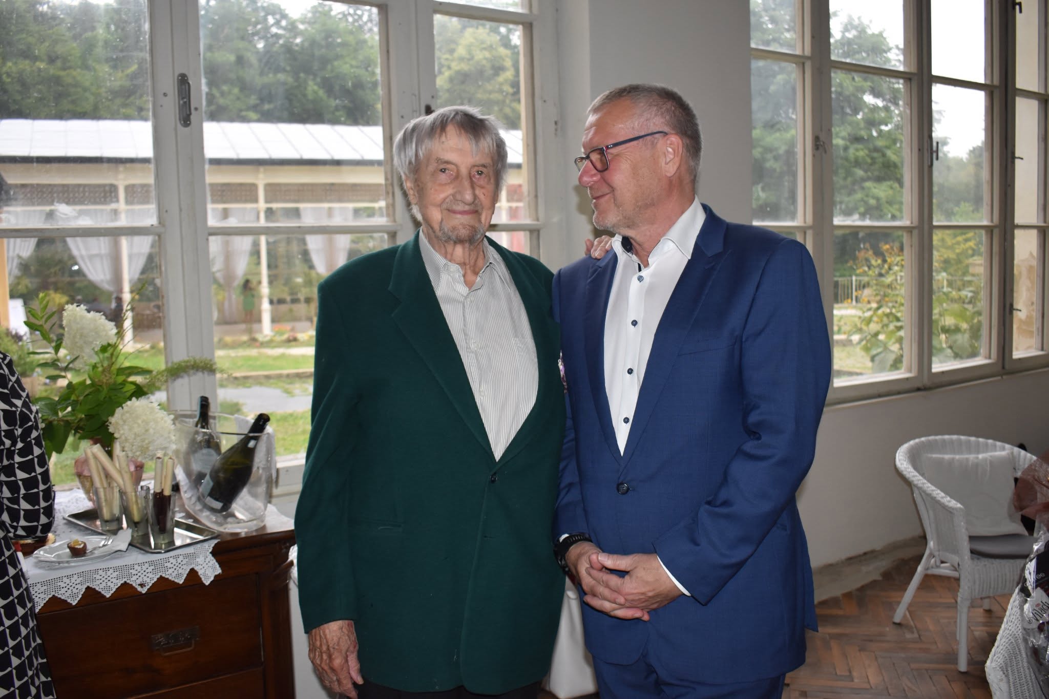 Vladimír Páral s primátorem Petrem Nedvědickým