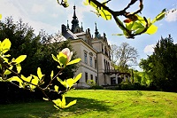 zvb | WebJET CMS Průzor magnóliemi na zámek Velké Březno