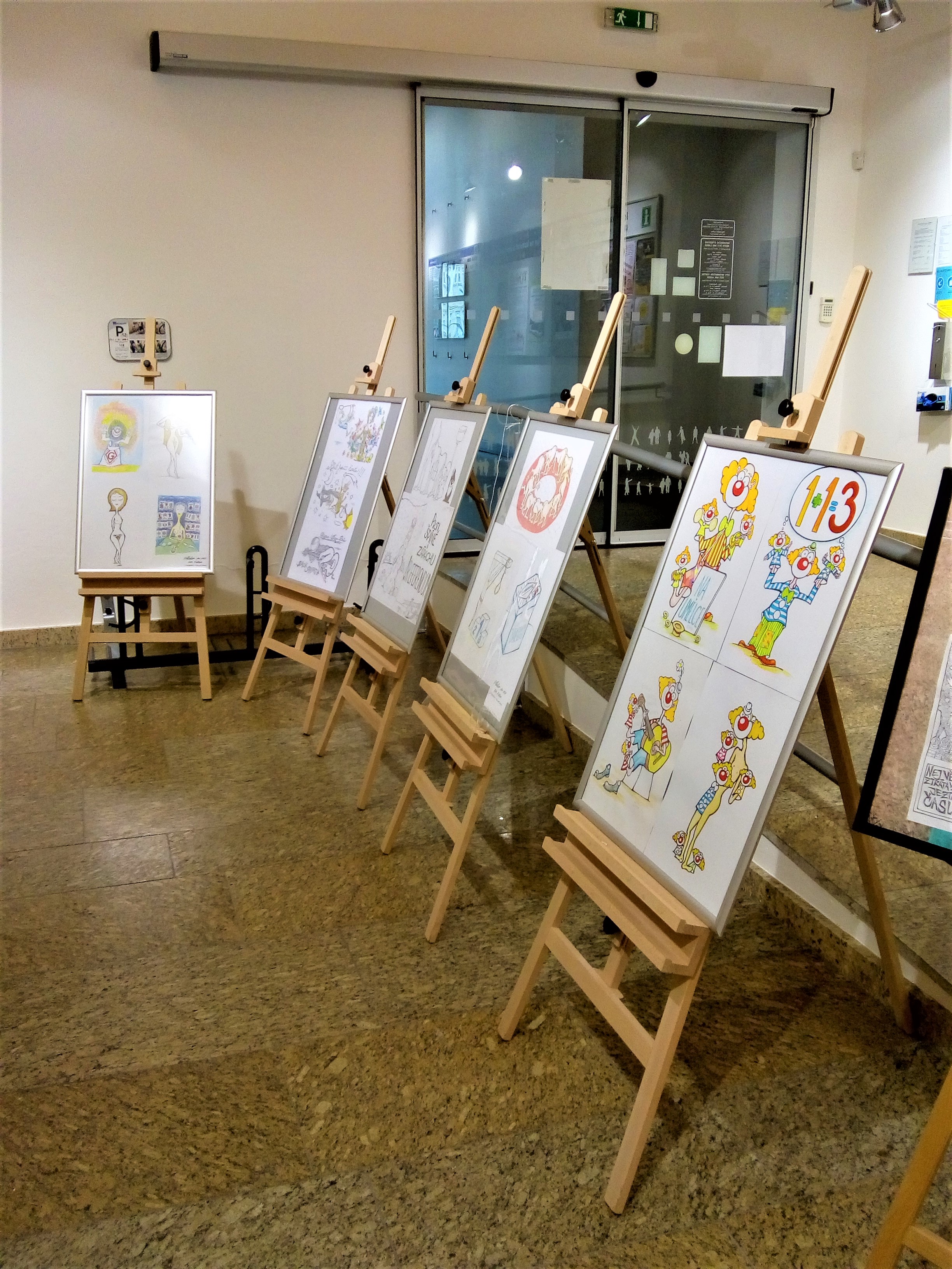 Ukázka výstavy na galerii 3, březen 2020