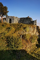 Zřícenina hradu Blansko.