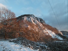 zimní pohled na Kozí vrch